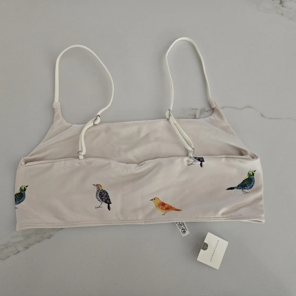 NWT Anthropologie Seamless Square Neck Bralette